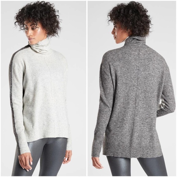 Athleta Transit Colorblock Turtleneck 